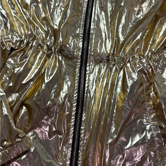 Fila Gold metallic Jacket  windbreaker size medium - Picture 6 of 10